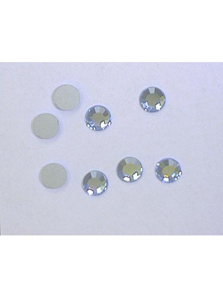 Swar Flat Round Stone SS20 Lt Sapphire