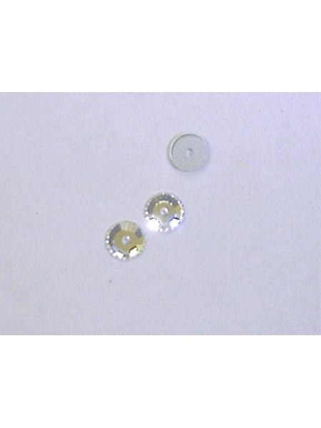 Swar Special Button 5mm Clear foiled