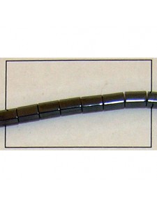 Hematite 5x7mm Hex.Cylinder-Strand (~59)