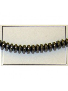 Hematite 6mm Disc Bead