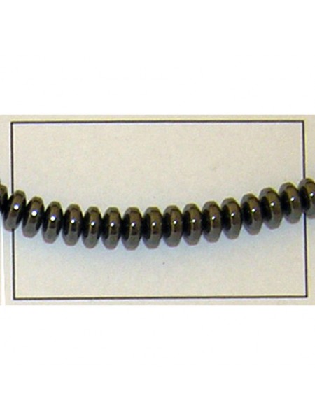 Hematite 6mm Disc Bead