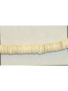 White Puka Shell Class A 4-5mm 16