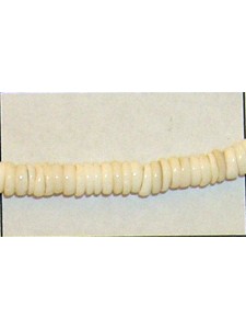 White Puka Shell Class A 4-5mm 16