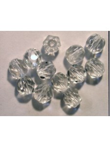 CZ Round Faceted 6mm Clear