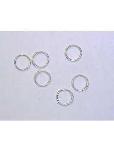 St.Silver Jump Ring 0.64mm x 6mm