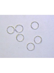 St.Silver Jump Ring 0.64mm x 6mm