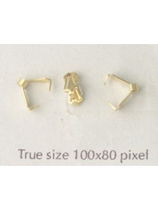 Earring Bail Gold Plated