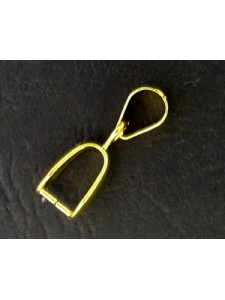 Ice Pick Pendant Bail 20mm Gold Pl NF