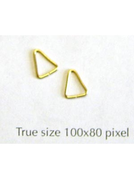 Jump Ring Triangle Gold plated