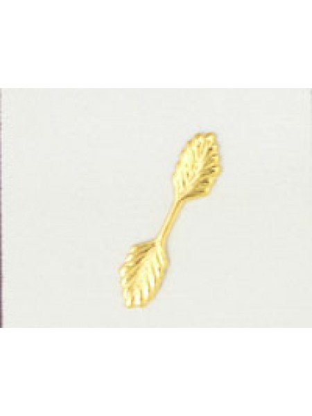 Bail Leaf 22mm Gold Plated