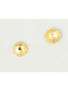 Bead Cap #107 7mm Gold plated