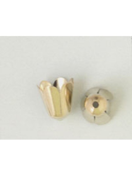 Bead Cap Nickel plated