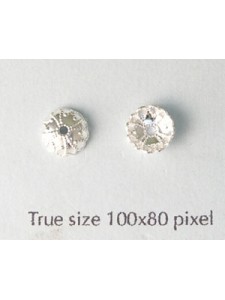 Bead Cap 248/M1/7mm Silver plated