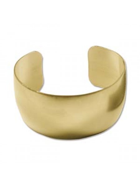 Brass Bracelet Cuff Flat 1inch wide
