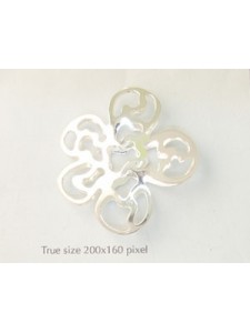 Double through-hole flower shape large S