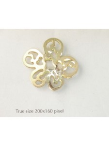 Double through-hole flower shape small G