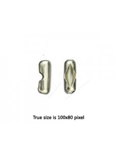 Ball Chain Connector 10x4mm Nickel
