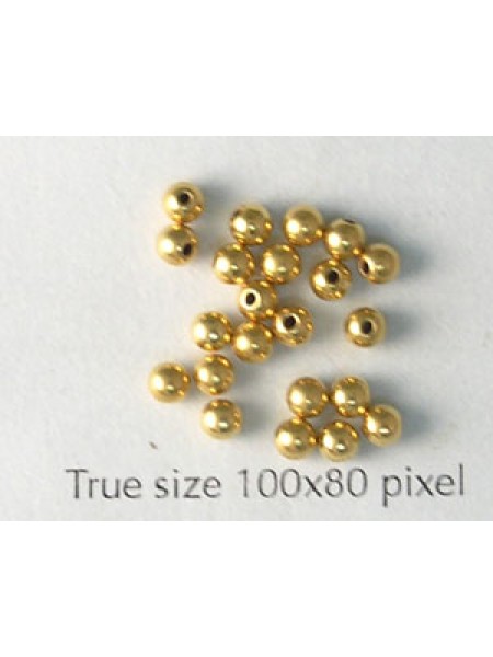 Memory Wire End Caps 3mm Gold Plated