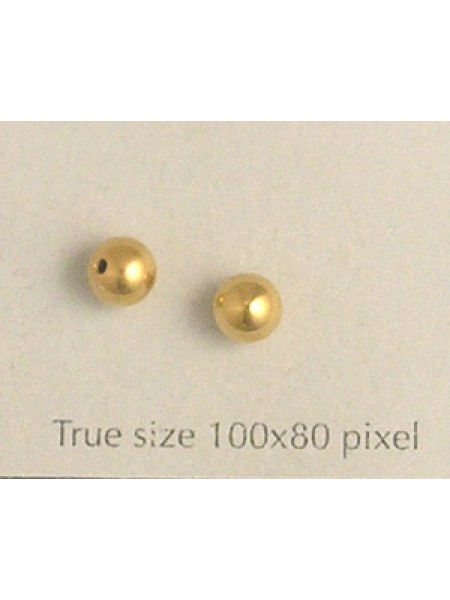 Memory Wire End Caps 5mm Gold Plated