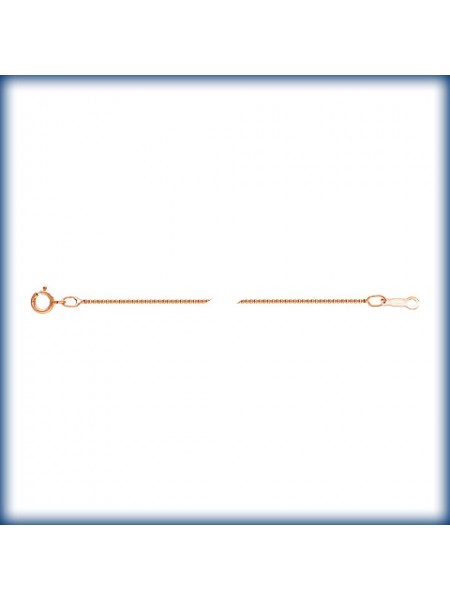 Box Chain 0.85mm Rose Gold Filled 18inch