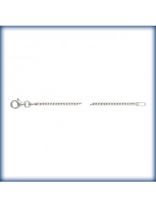 St.Silver DC Bead Chain 1.5mm 18inch