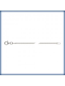 St.Silver Bead Chain 1.5mm 18inch