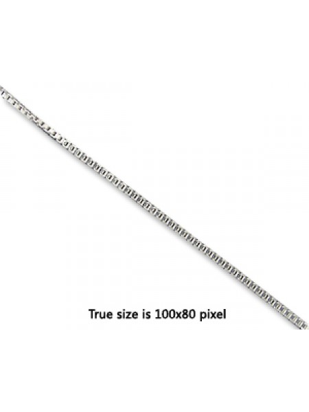 St.Silver Box Chain 24 inch