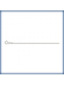 St.Silver Snake Chain 0.9mm 16inch