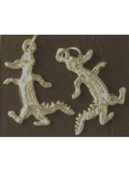 Charm St. Silver Walking Alligator 1.59g