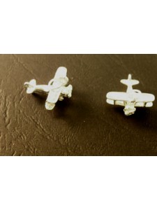 Charm St. Silver Bi-plane 2.58 gram