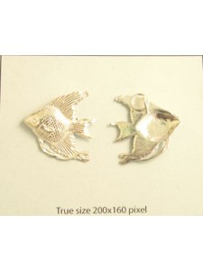 Charm St.Silver Angel Fish ~2.59g