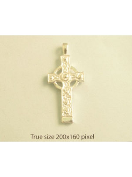 Charm St. Silver Celtic Cross 4.85gram