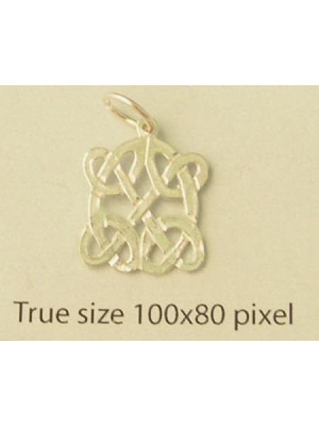 Charm St. Silver Celtic Design 0.7gram