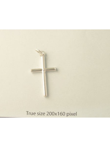 Charm St. Silver Cross 25x15mm 1.7 gram