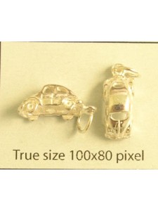 Charm St.Silver Car VW Beetle ~1.38g