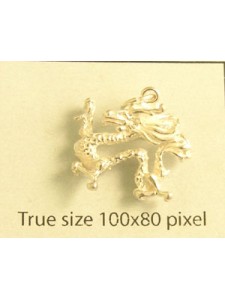 Charm St.Silver Chinese Dragon ~2.95g