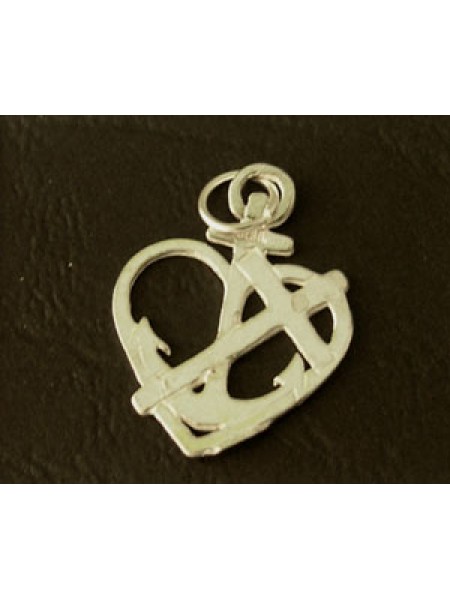 Charm St.Silver Faith Hope Love 1.38gr