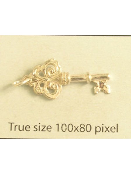 Charm St. Silver Key .99gram