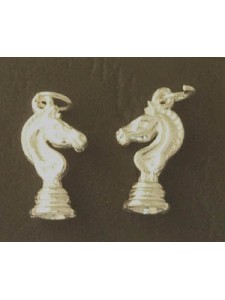 Charm St. Silver Chess Knight 1.88gram