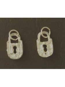 Charm St. Silver Lock 1.29gram