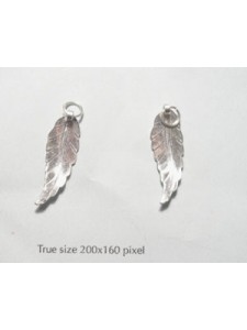 Charm St. Silver Leaf 0.99 gram