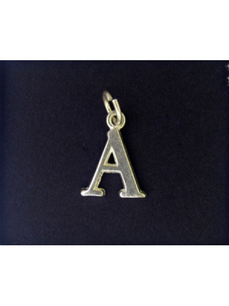 Charm St.Silver Letter Style3 - A ~0.7gr