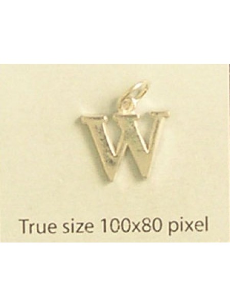 Charm St.Silver Letter Style3 - W ~1.07g