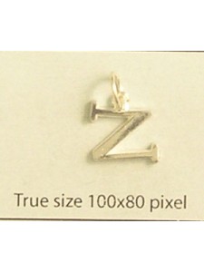 Charm St.Silver Letter Style3 - Z ~0.98g