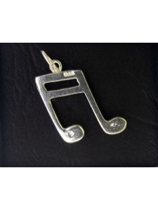 Charm St.Silver Quaver 2 notes 2gr