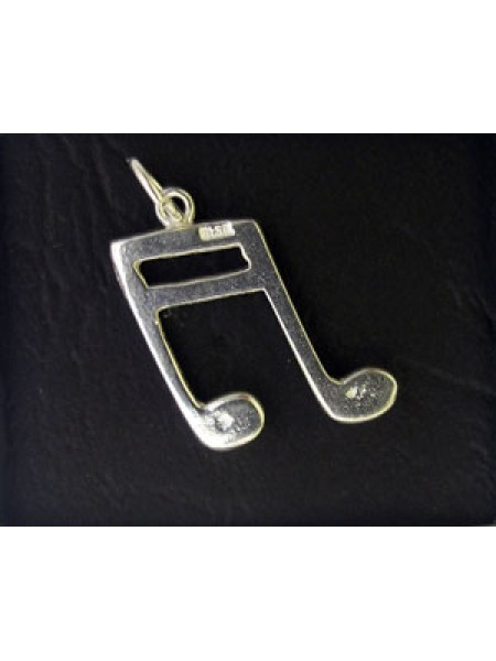 Charm St.Silver Quaver 2 notes 2gr