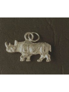 Charm St. Silver Rhino 3.47 gram