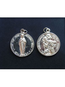 St.Silver St.Christopher Coin 25mm~8gram