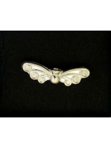 Charm St.Silver Fairy Wing Bead 1.4gr