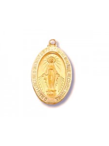 Charm Virgin Mary 9x12mm 14K Gold Filled